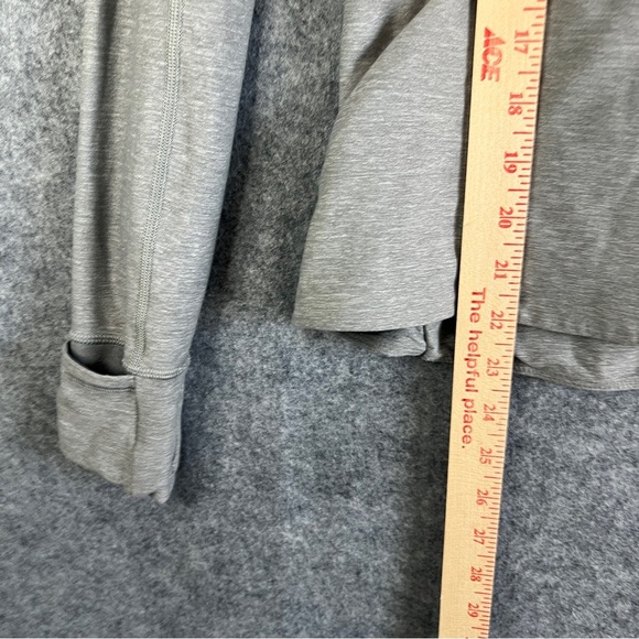 LULULEMON Precision Jacket Asymetrical Zip Grey W4IF2S Size 6 - Picture 8 of 11